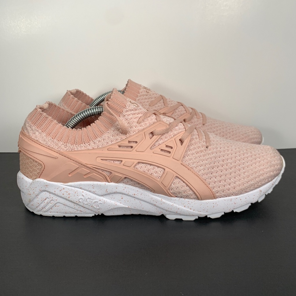 NEW ASICS Gel Kayano Trainer Knit Evening Sand Athletic Sneakers HN7Q2 Men’s 10